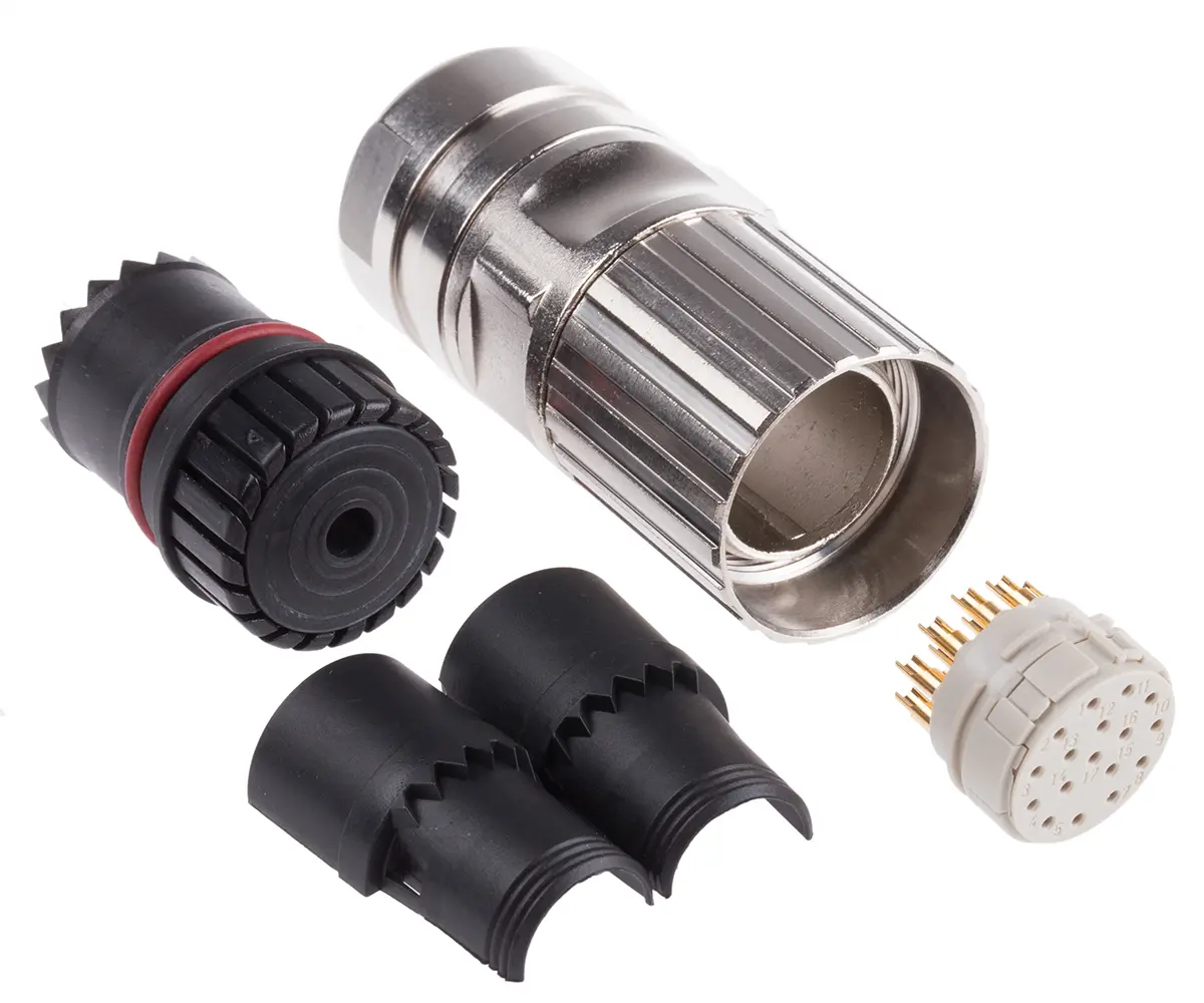 Produktfoto 1 von Phoenix Contact CA-17S M23 M23 Rundsteckverbinder Buchse 17-polig Buchse 8A Kabel IP40
