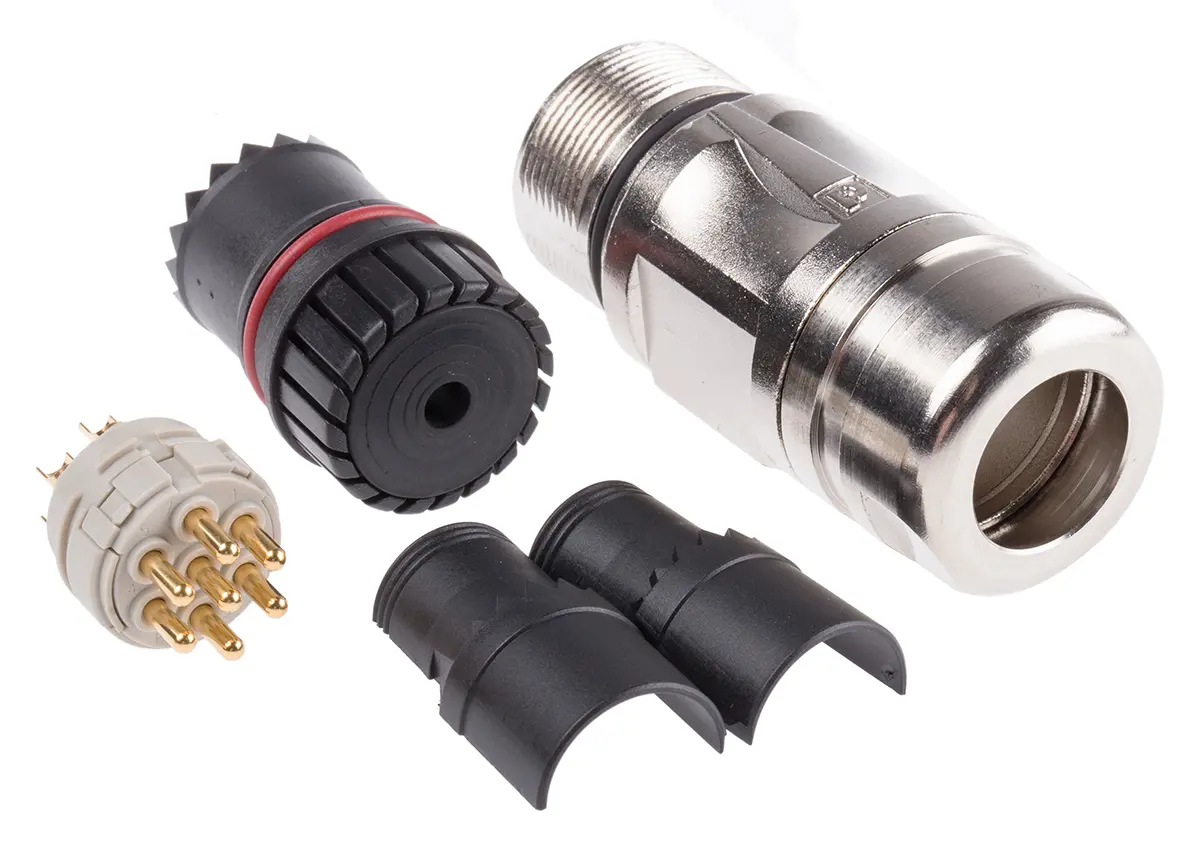 Produktfoto 1 von Phoenix Contact CA M23 M23 Rundsteckverbinder Buchse 7-polig Stecker 20A Kabel IP40