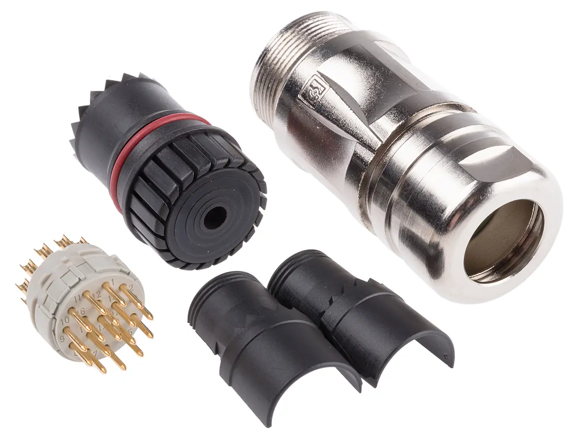 Phoenix Contact CA M23 M23 Rundsteckverbinder Buchse 17-polig Stecker 8A Kabel IP40