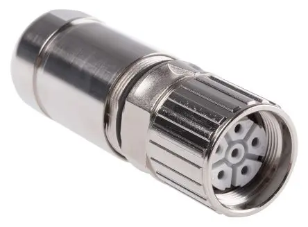 Produktfoto 1 von Phoenix Contact SF M23 M23 Rundsteckverbinder Buchse 5-polig Buchse 30A Kabel IP67