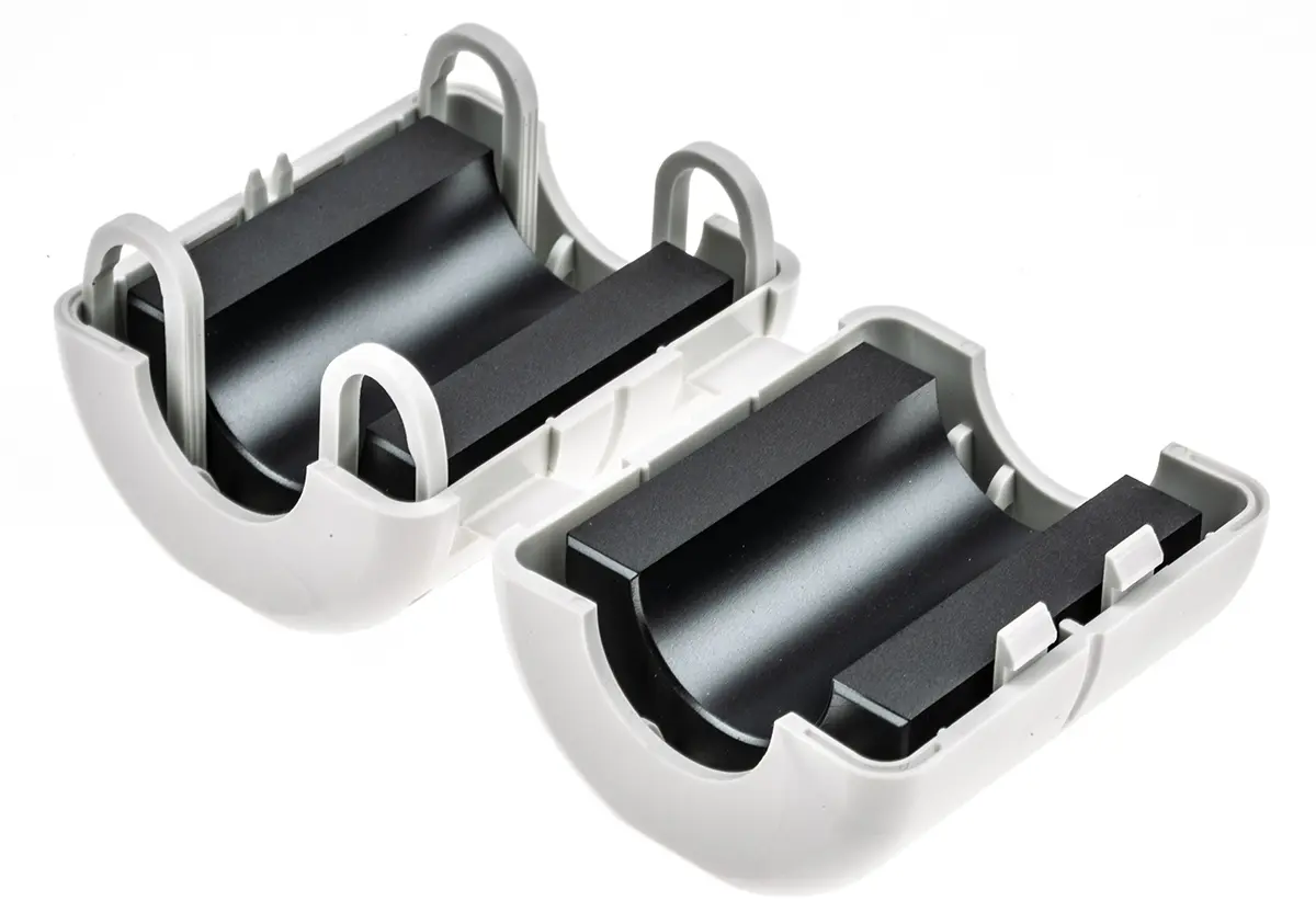 Produktfoto 1 von Würth Elektronik STAR-TEC Ferrithülse mit Schlüssel zu öffnen, Typ Ferrit rastend 56 mm, 4W620 47 mm, 425 Ω @ 100MHz 43