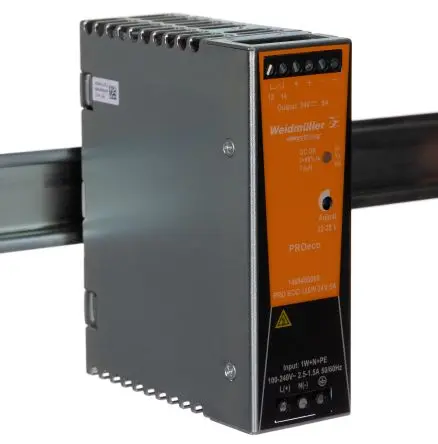 Produktfoto 1 von Weidmüller PROeco DIN-Schienen Netzteil Geschalteter Modus 370 V dc, 264V ac Wechselstrom/Gleichstrom / 5 A 28V dc DC