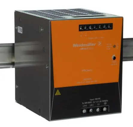 Produktfoto 1 von Weidmüller PROeco DIN-Schienen Netzteil Geschalteter Modus 800 V dc, 575V ac Wechselstrom/Gleichstrom / 20 A 28V dc DC
