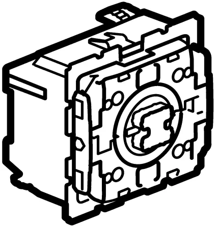 Produktfoto 1 von Legrand Celiane Kippschalter-Einfassung Weiß T. 8.9 mm H. 53 mm B. 53mm