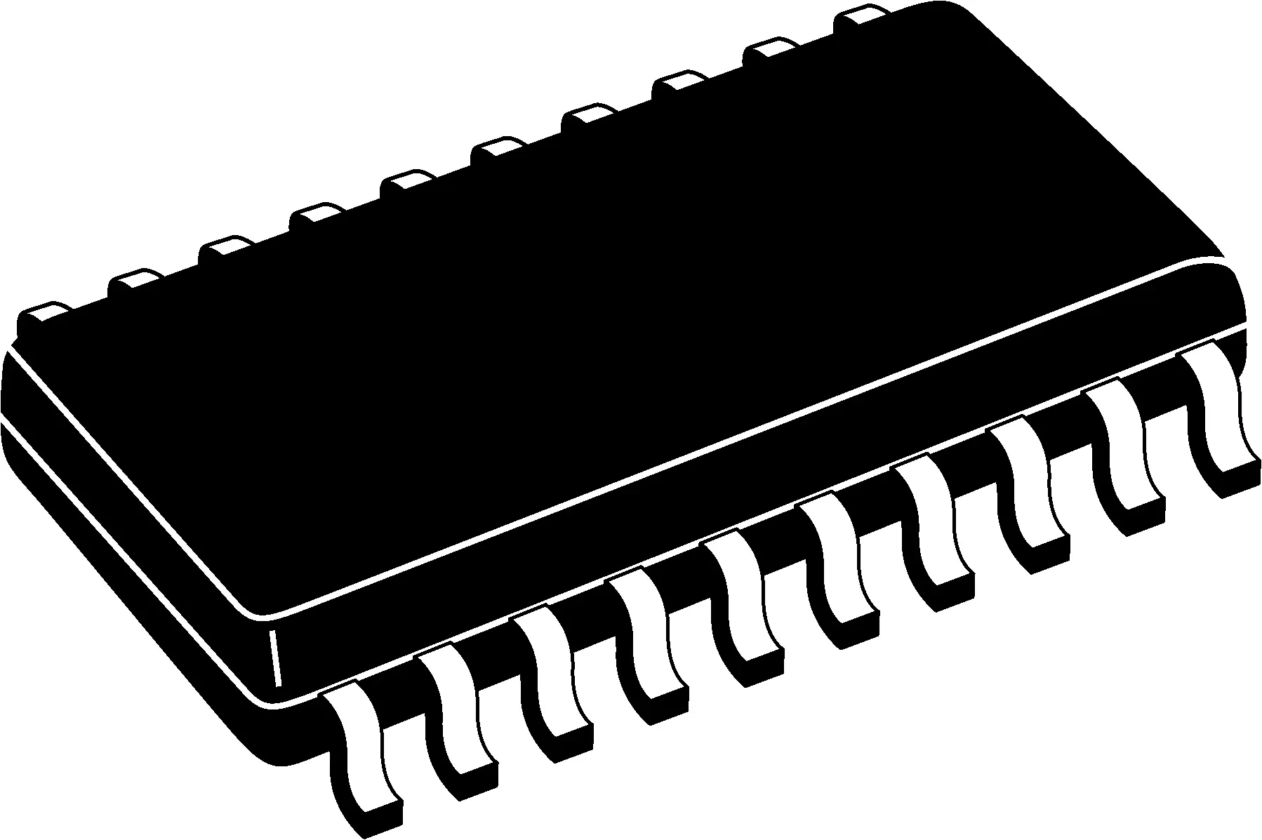 Produktfoto 1 von Texas Instruments 8 bit ADC 1, 10 ksps SOIC, 20-Pin