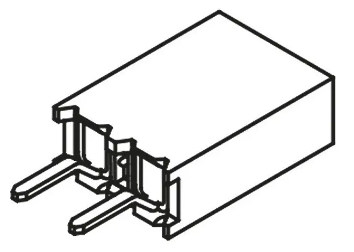 Samtec BCS Leiterplattenbuchse Gerade Durchsteckmontage 2-polig / 1-reihig, Raster 2.54 mm Lot