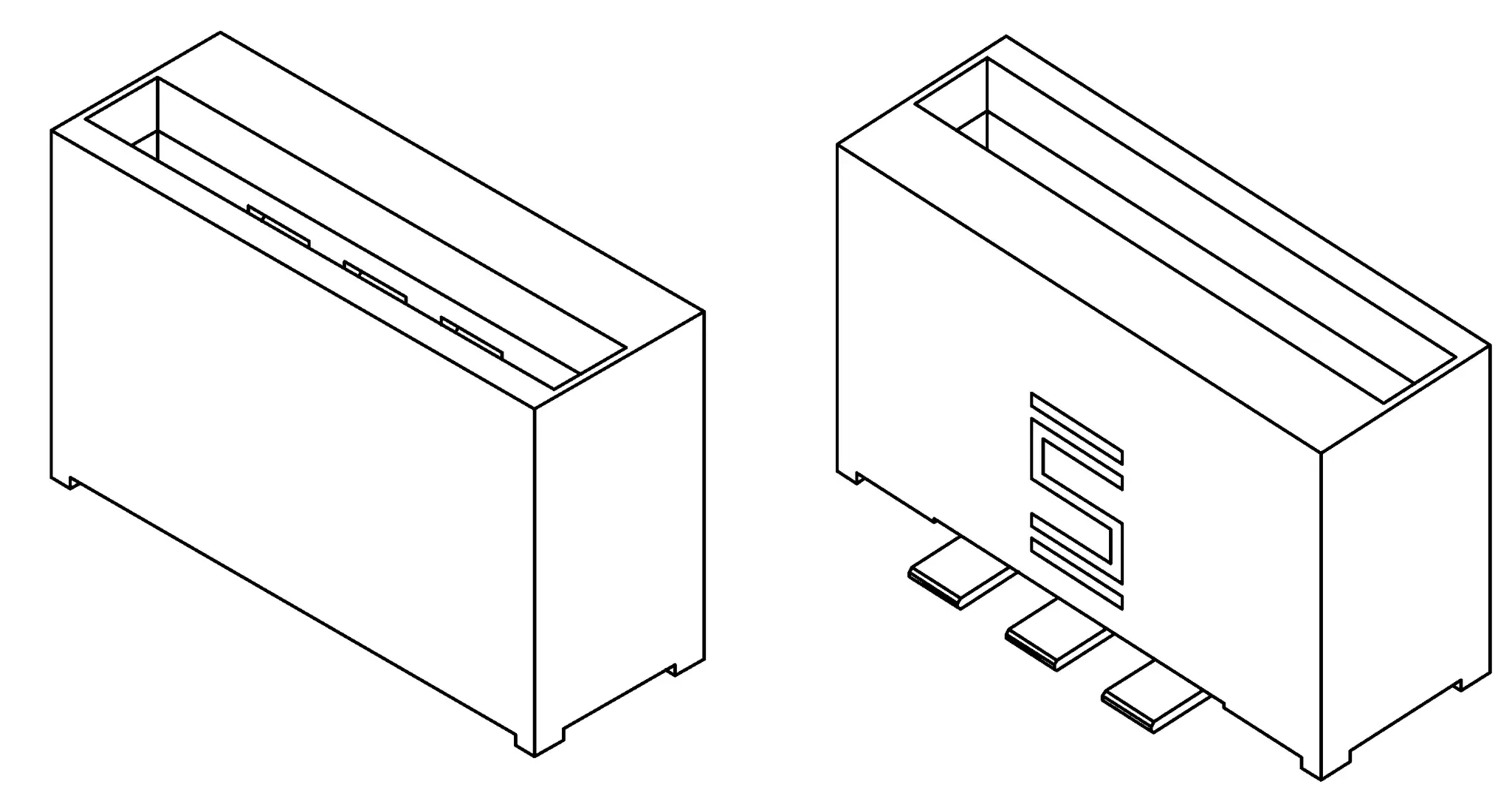 Produktfoto 1 von Samtec Serie PEC Kantensteckverbinder Buchse, 2.54 mm, 10-polig, 1-reihig, Gerade, SMD Lot