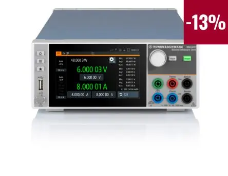 Produktfoto 1 von Rohde & Schwarz NGU Sourcemeter 60W, 0 to 20 V / 8 A, 0 to 10 kΩ