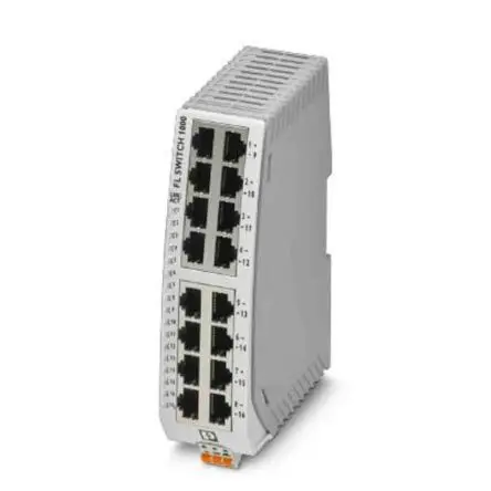 Produktfoto 1 von Phoenix Contact Ethernet-Switch 16-Port Unmanaged 100Mbit/s