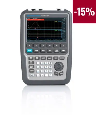 Produktfoto 1 von Rohde & Schwarz ZPH-ANR4 ZPH Tragbar Spektrumanalysator, 3 GHz, 2 MHz / 3 GHz, USB, LAN