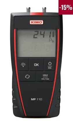 Produktfoto 1 von KIMO Differenzial Druckmessgerät 2 0.5 %, -1000 Pa → 1000 Pa