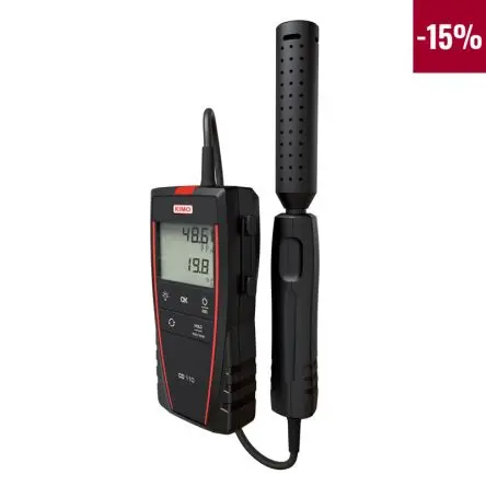 Produktfoto 1 von KIMO CO 110 Gasdetektor für Kohlenmonoxid LCD 35s ±3 %, Kohlenmonoxiddetektoren, No, Tragbar