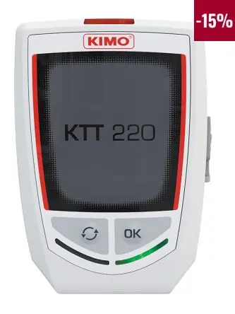 Produktfoto 1 von KIMO KTT220-N Temperatur und Luftfeuchtigkeit Temperatur Datenprotokolliergerät, USB, -20 °C 2-Kanal → 70 °C
