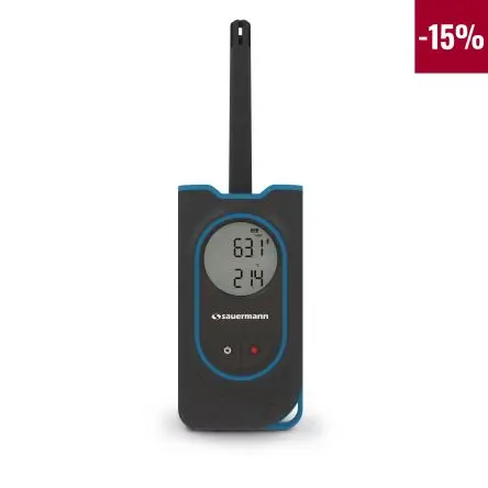 SAUERMANN. Thermo-Hygrometer 60 °C, Typ Thermo-Hygrometer 0.1 %RH, absolut 60 °C / 100 %RH, ± 0.5 °C, ±0.5°C