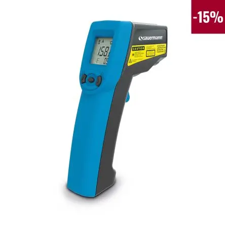 Produktfoto 1 von SAUERMANN. Si-TI3 Infrarot Thermometer, -40 °C 12:1, bis 50 °C, ±2°C, F, °C, Fahrenheit