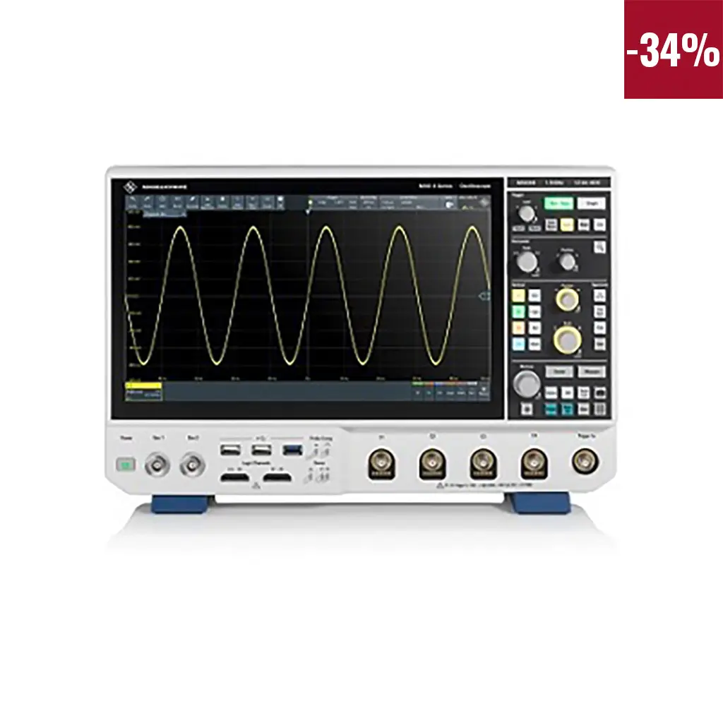 Produktfoto 1 von Rohde & Schwarz MXO4 MX04-Bundle Mixed-Signal Tisch Oszilloskop 4-Kanal Analog / 16 Digital Analog, Digital 1.5GHz