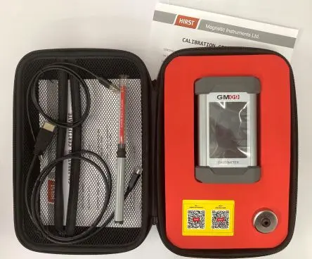 Produktfoto 1 von Hirst Magnetics Gaußmeter 3MT, 30 MT, 300 MT 3 Hz / 2.5t 350 Hz ±1 % 1 μT