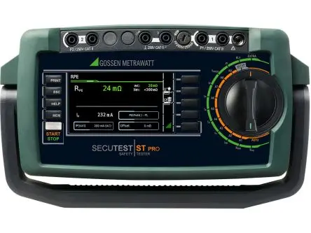 Produktfoto 1 von Gossen Metrawatt COMFORTPAKET SECUTEST ST PRO, Gerätetester, Klasse I, Klasse II