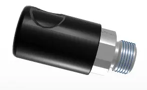 Produktfoto 1 von Staubli – Fluid Connectors Sicherheits-Schnellkupplung, Polyamidharz, Körper aus Polyamid 3/8 in Stecker, G