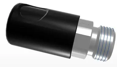 Produktfoto 1 von Staubli – Fluid Connectors Sicherheits-Schnellkupplung, Polyamid 1/2 in Stecker, G, 0.5Zoll