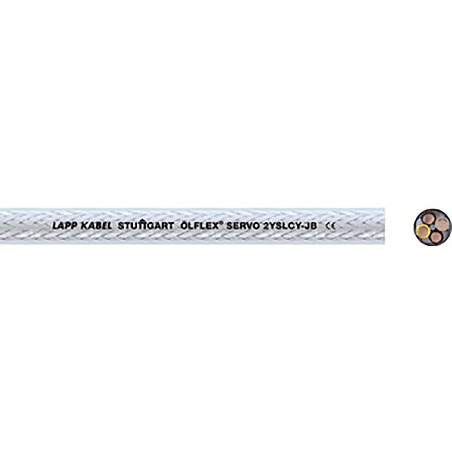 Produktfoto 1 von Lapp CY Steuerkabel, 4-adrig x 1.5 mm² 16 AWG Geschirmt Klar, 50 m, Polyethylen