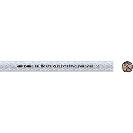 Produktfoto 1 von Lapp CY Steuerkabel, 4-adrig 16 AWG Geschirmt Klar, 50 m, Polyethylen