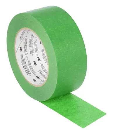 Produktfoto 1 von 3M 2814 Krepppapier Abdeckband Grün, Stärke 48 mm Gummi-Kleber 48mm x 50 m