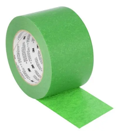 Produktfoto 1 von 3M 2814 Krepppapier Abdeckband Grün, Stärke 0.12 mm Gummi-Kleber 72mm x 50 m