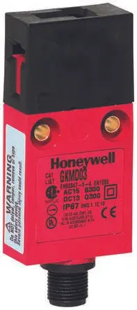 Produktfoto 1 von Honeywell GKM Sicherheitsschalter Mit Schlüssel Mit Schlüssel Betätiger inklusive Schließer (NO), Öffner Polyamid