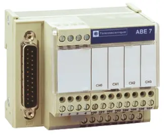Produktfoto 1 von Schneider Electric Modicon X80 Sockel für Schnellverdrahtungssystem Advantys ABE7 Telefast Thermoelement Eingang
