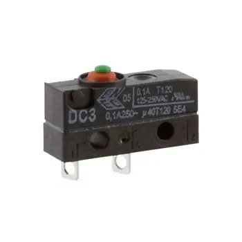 Produktfoto 1 von ZF Mikroschalter Taste-Betätiger Lot, SPST, 250 V ac, 100mA IP6K7 1.96N -40 °C - 120 °C