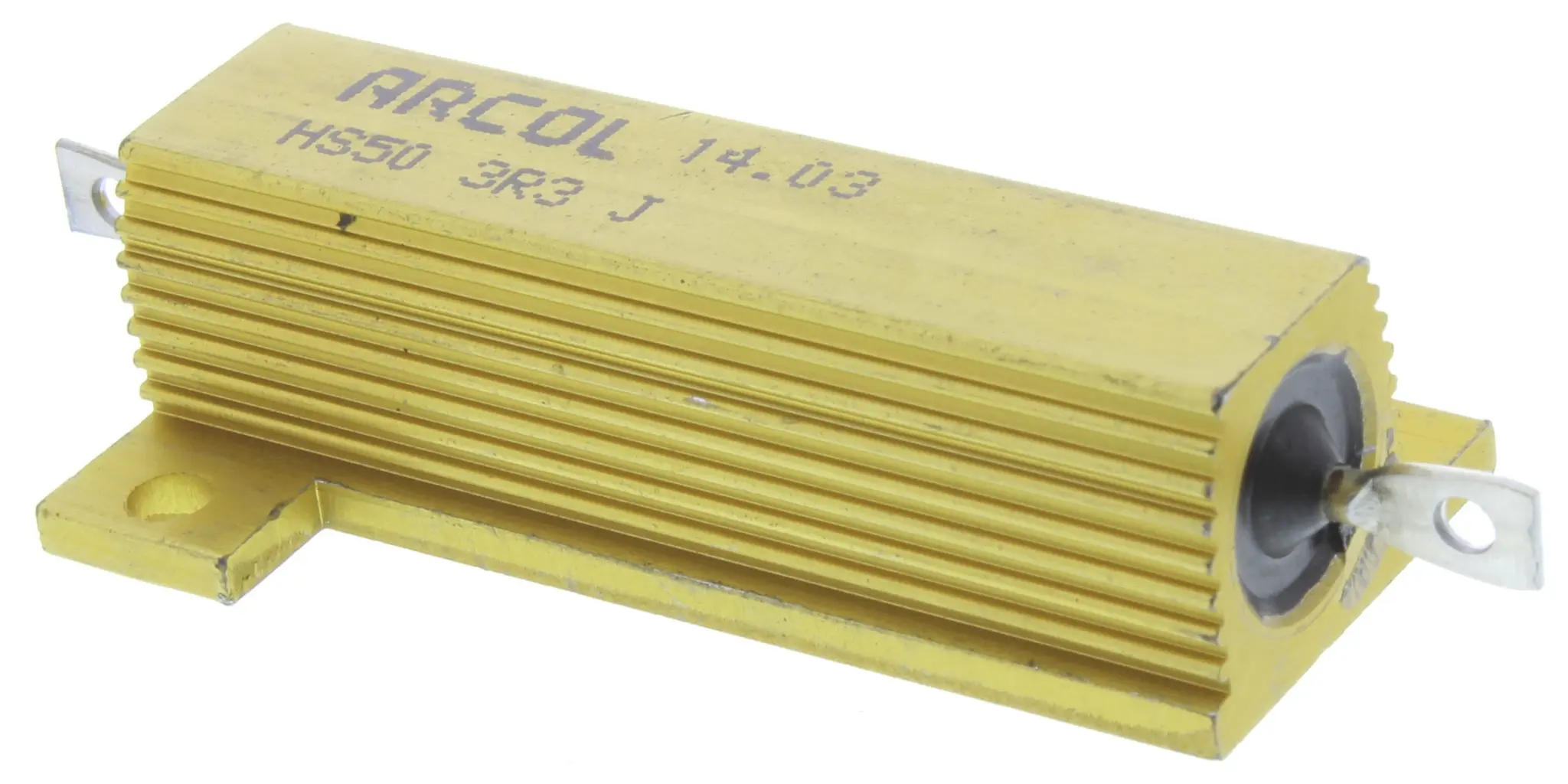 Produktfoto 1 von Arcol HS50 Wickel Lastwiderstand 3.3Ω ±5% / 50W, Alu Gehäuse Axialanschluss