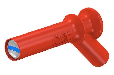 Produktfoto 1 von Staubli Prüfsteckverbinder-Adapter Rot Stahl Nickel 1kV