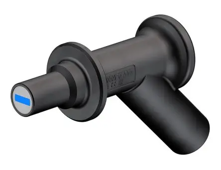 Produktfoto 1 von Staubli Prüfsteckverbinder-Adapter Schwarz Nickel 1kV