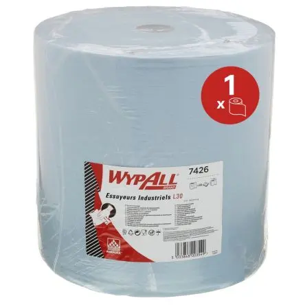 Produktfoto 1 von WYPALL WypAll L30 General Clean Papierhandtuch Rolle, 380 x 330 mm 3, 670-Blatt