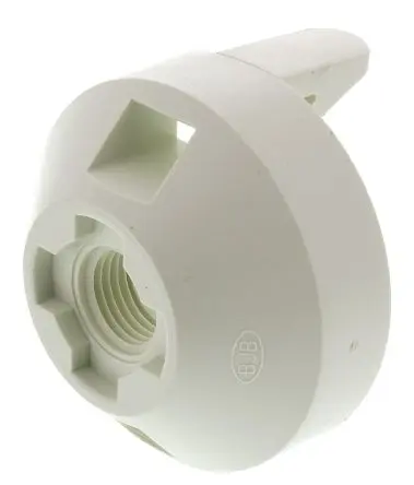 Produktfoto 1 von BJB Snap-On Insulating Cap Kappe mit Lampe zur Verwend. mit Lampenhalter, Einrasten-Befestigung, B. 37.6mm