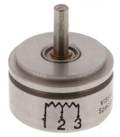 Produktfoto 1 von Vishay 157 Servopotenziometer Drehen Potenziometer 2 kΩ 20 % / 1 W, Schaft-Ø 3.18 mm