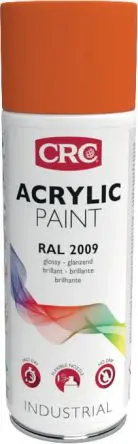 Produktfoto 1 von CRC 400 ml Acrylic Paint Sprühfarbe Orange Glänzend, RAL 2009