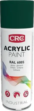 CRC 400 ml Acrylic Paint Sprühfarbe Grün Glänzend, RAL 6005