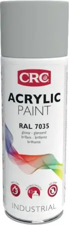 Produktfoto 1 von CRC 400 ml Acrylic Paint Sprühfarbe Grau Glänzend, Grau RAL 7035