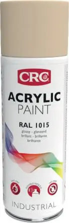 Produktfoto 1 von CRC 400 ml Acrylic Paint Sprühfarbe Beige Glänzend, RAL 1015