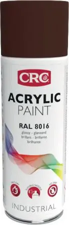 Produktfoto 1 von CRC 400 ml Acrylic Paint Sprühfarbe Braun Glänzend, RAL 8016
