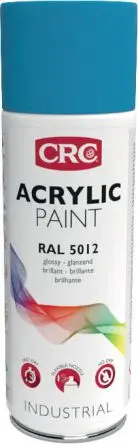 Produktfoto 1 von CRC 400 ml Acrylic Paint Sprühfarbe Blau Glänzend, RAL 5012