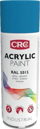 Produktfoto 1 von CRC 400 ml Acrylic Paint Sprühfarbe Blau Glänzend, RAL 5015