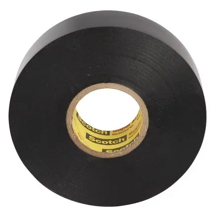 Produktfoto 1 von 3M Scotch Super 33 Polyvinylchlorid Isolierband Schwarz,  Stärke  0.18 mm x 19mm x 6 m, -18 °C bis 105 °C