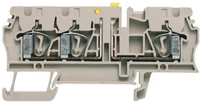 Produktfoto 1 von Weidmüller ZTR Prüftrennklemmenblock 1 Braun, 2.5 mm², 500 V Klemme