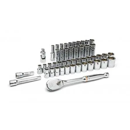 Produktfoto 1 von GearWrench Steckschlüsselsatz 1/2 in Vierkant 6-Kant 49-teilig