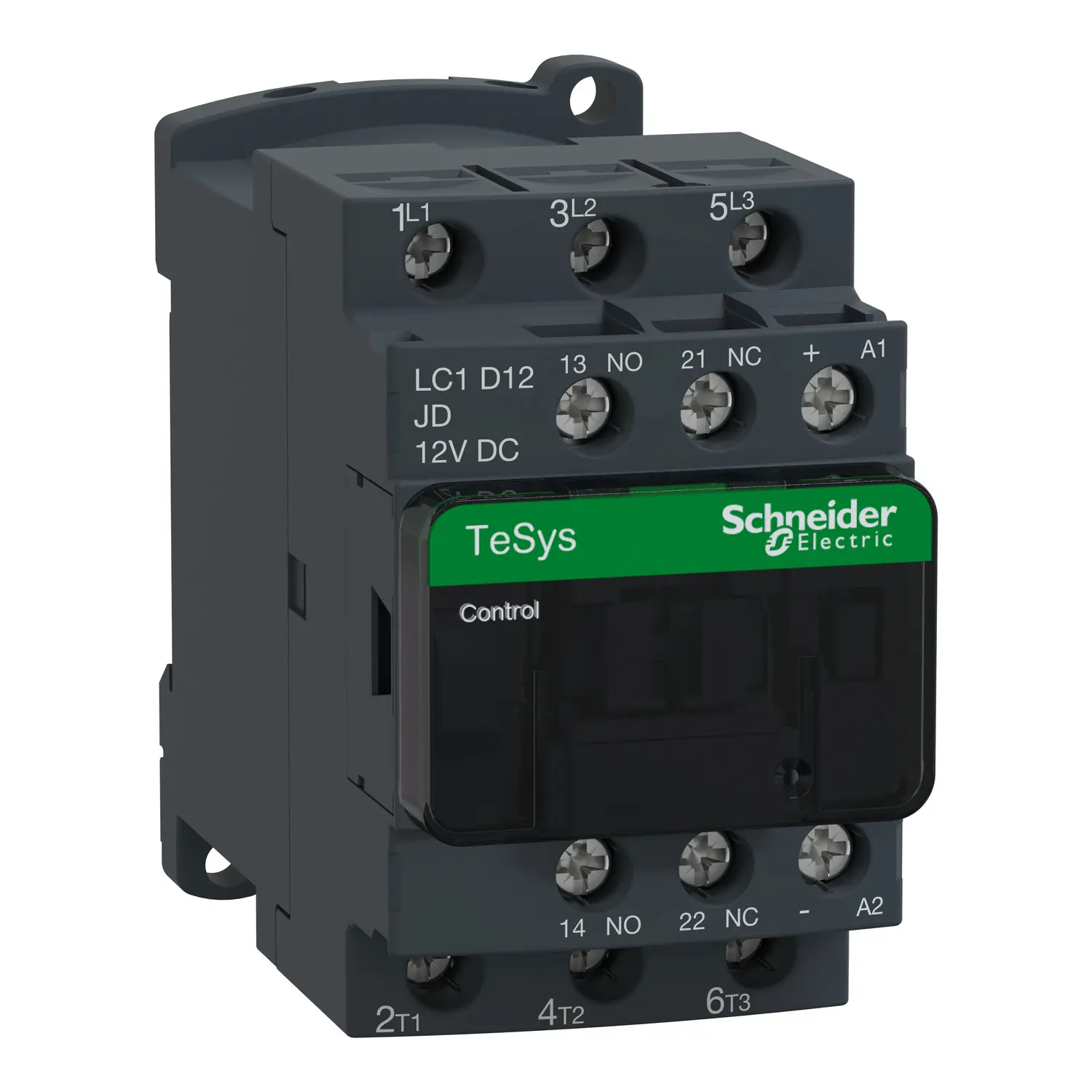 Produktfoto 1 von Schneider Electric TeSys D TeSyS D Leistungsschütz 12 V dc-Spule, 3 -polig , 690 Vac / 25 A 5,5 kW 3 Schließer
