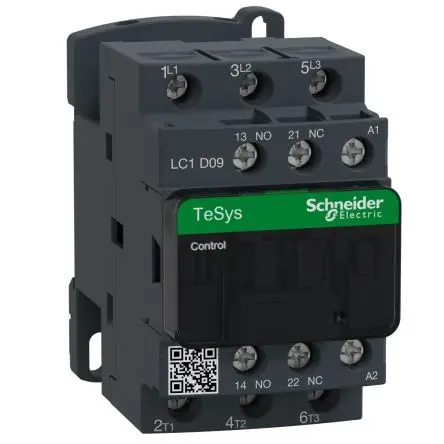 Produktfoto 1 von Schneider Electric LC1D Schütz 230V ac-Spule, 3-polig, 690V ac / 12 A 240V ac 5.5 kW 3 Schließer Motorsteuerung,