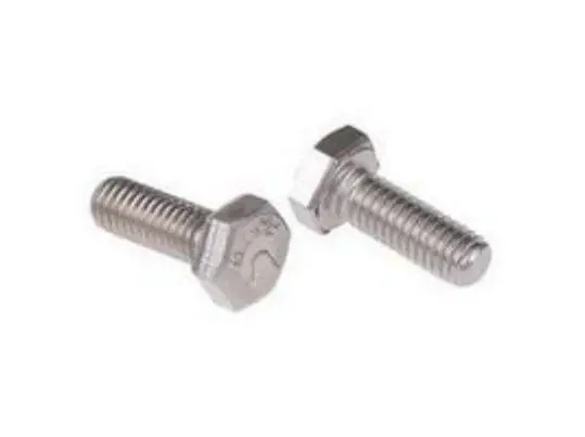 Produktfoto 1 von RS PRO x 16 mm Sechskantschraube, Edelstahl glatt, DIN 933